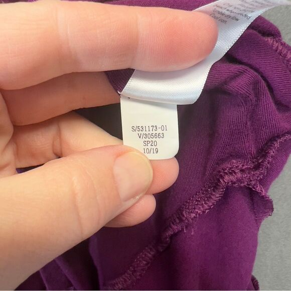 Athleta Santorini Thera Dress in Plum Purple Size XS Sleeveless Knit Jersey - Picture 10 of 15